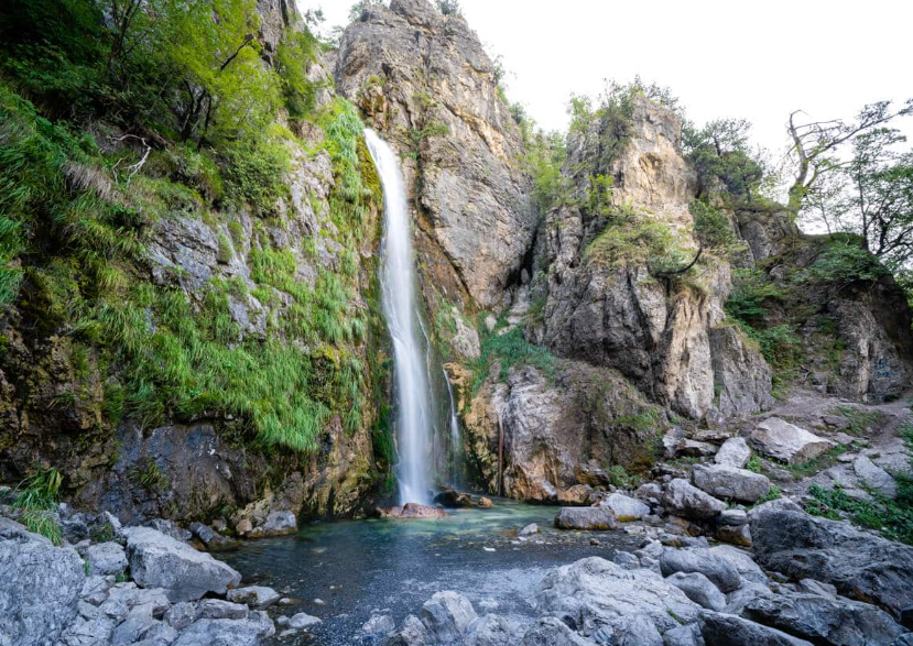 Waterfall Grunas - Theth, Theth, Shkodër, Albania